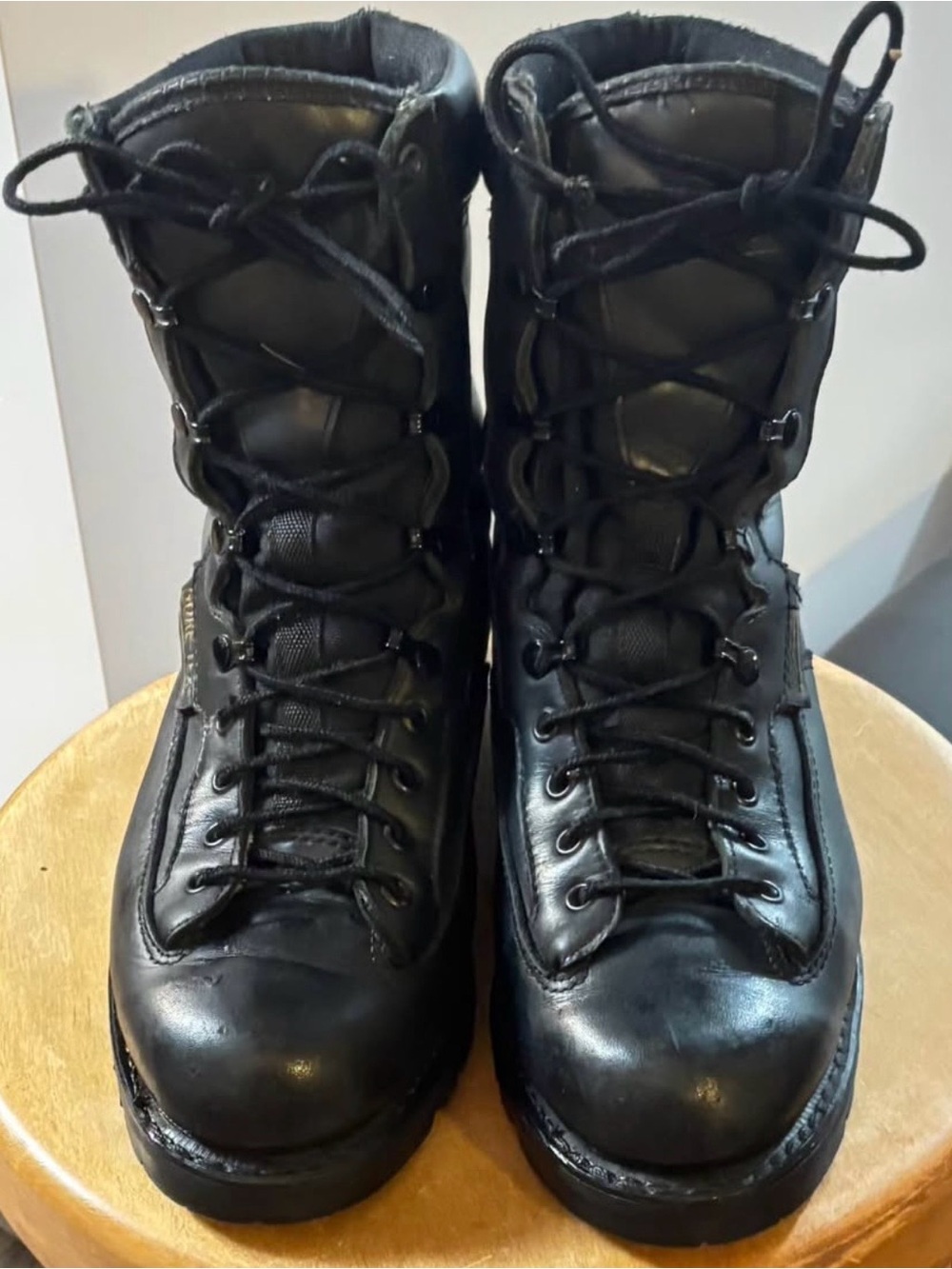Prospector Tactical Men's Black, Gor-Tex fabric lining, waterproof size 9 Boots